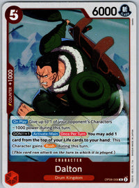 Dalton OP08-008 Rare Two Legends One Piece Foil Near Mint
