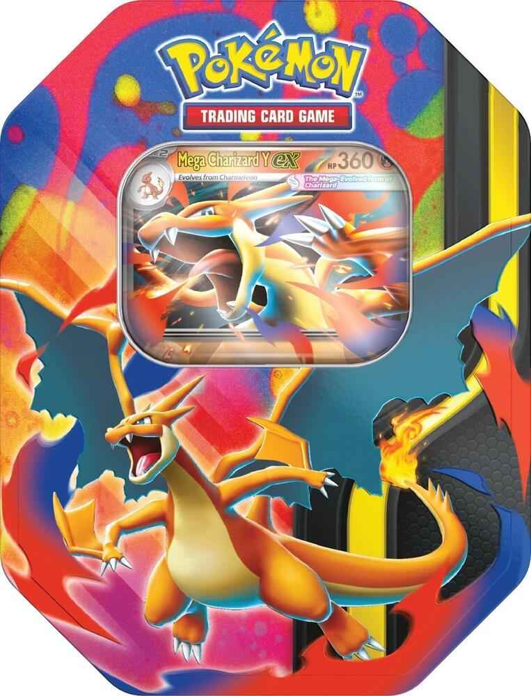 Pokemon Mega Evolution Tin with Charizard Y EX Promo (Factory Sealed)