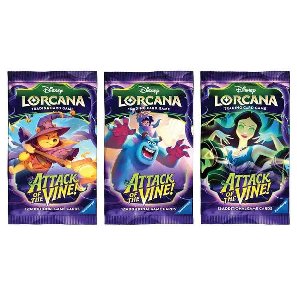 Disney Lorcana TCG Attack of the Vine Booster Display (24 Packs, Sealed, English)