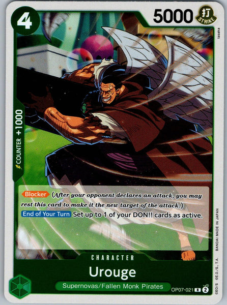 Urouge (Reprint) OP07-021 Premium Booster -The Best- Vol. 2 One Piece Foil NM