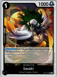 Sasaki OP08-082 Rare Two Legends One Piece Foil Near Mint