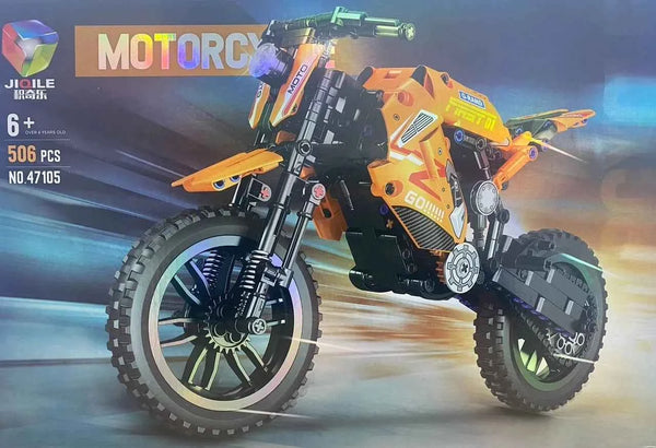 Motorcycle Building Block | Orange