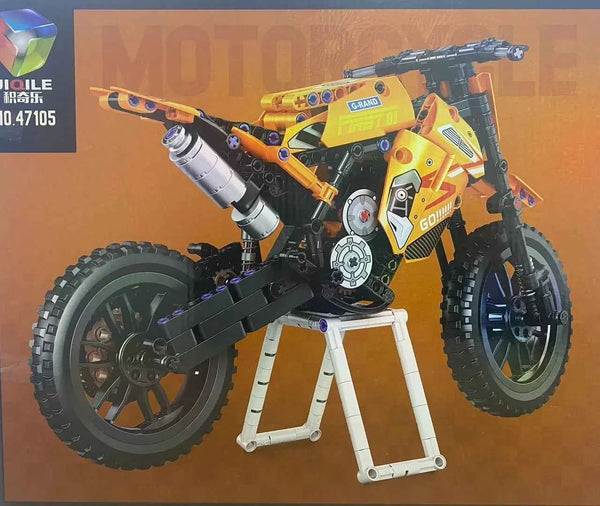 Motorcycle Building Block | Orange