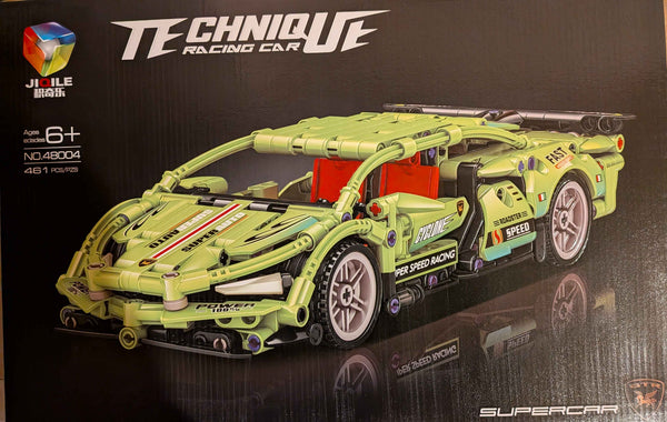 Technique Racing Car Supercar Green | Building Set