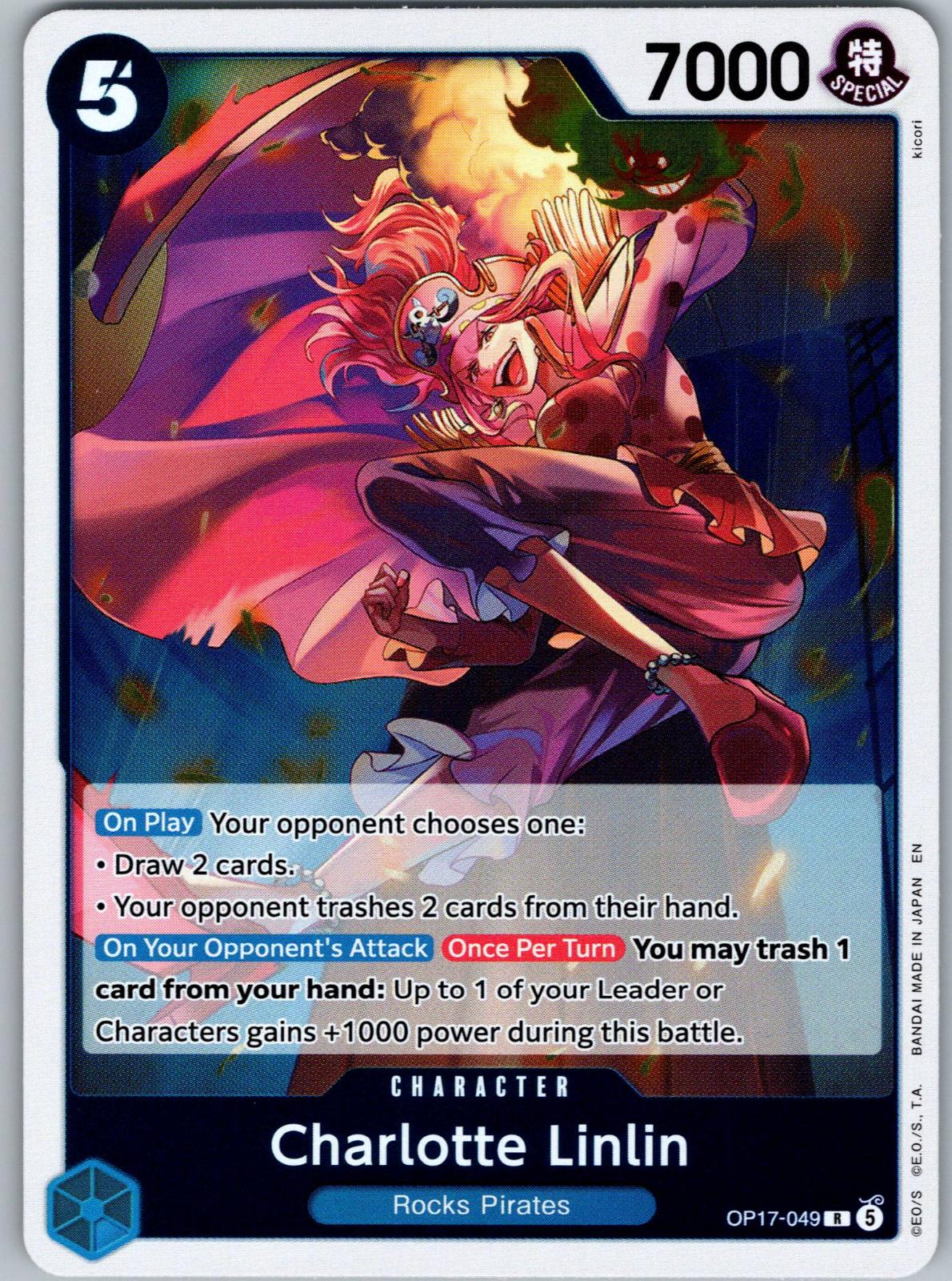 Charlotte Linlin (049) OP17-049 The World's Strongest Warriors One Piece Foil NM