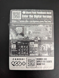 The Beat of Ki Starter Deck FS12 Dragonball Fusion World / Deck Brick Only / English