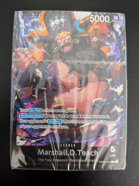 One Piece Card Game Marshall.D.Teach Starter Deck ST27 / Deck Brick Only / English