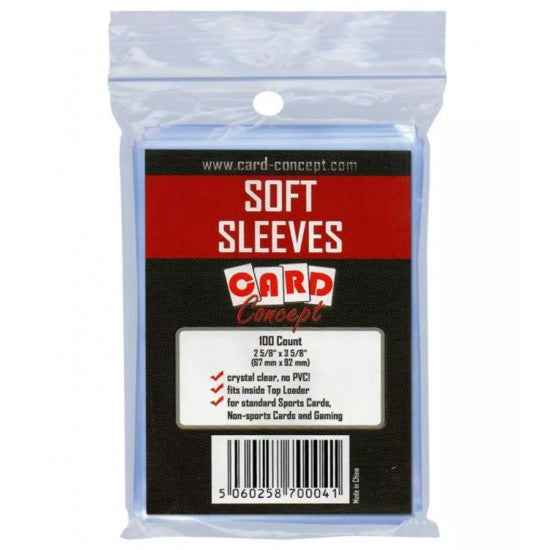 Single Card Holder Soft Sleeves [100]