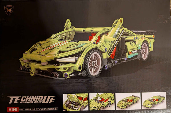 Technique Racing Car Supercar Green | Building Set