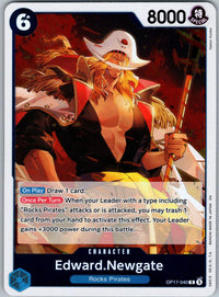 Edward.Newgate (040) OP17-040 The World's Strongest Warriors One Piece Foil NM