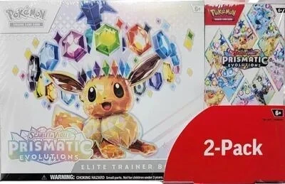 Costco Pokemon Prismatic Evolutions 2-Pack Trainer Box and Booster Bundle