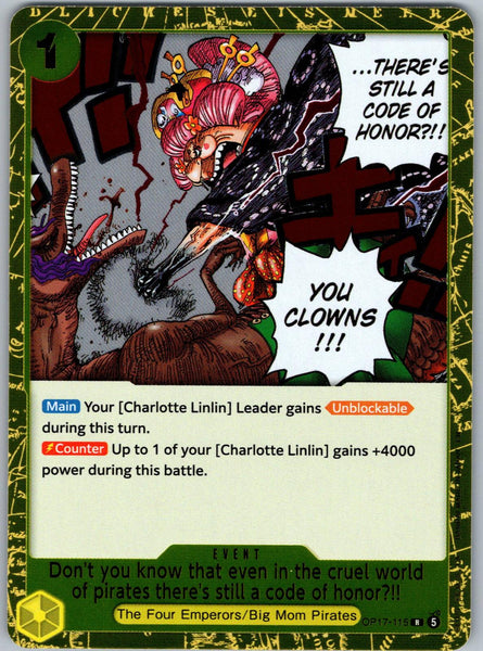 Don't you know that.. OP17-115 The World's Strongest Warriors One Piece Foil NM