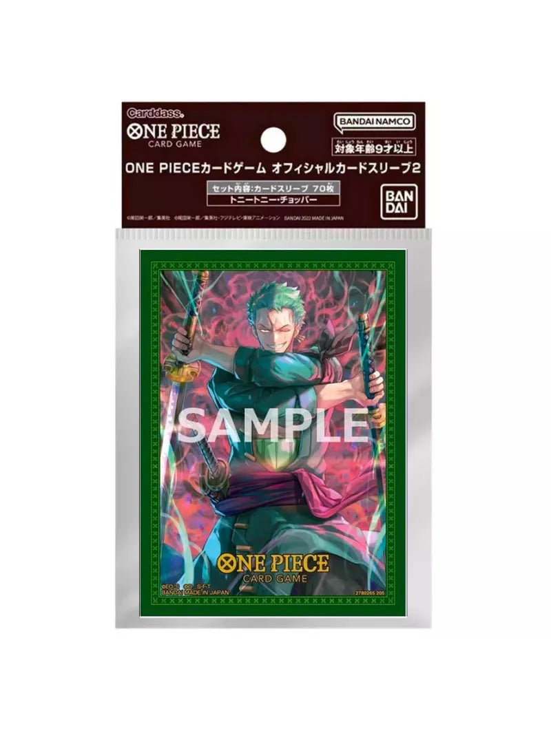 Zoro ONE PIECE Card Game Official Limited Sleeves 70 Sleeves