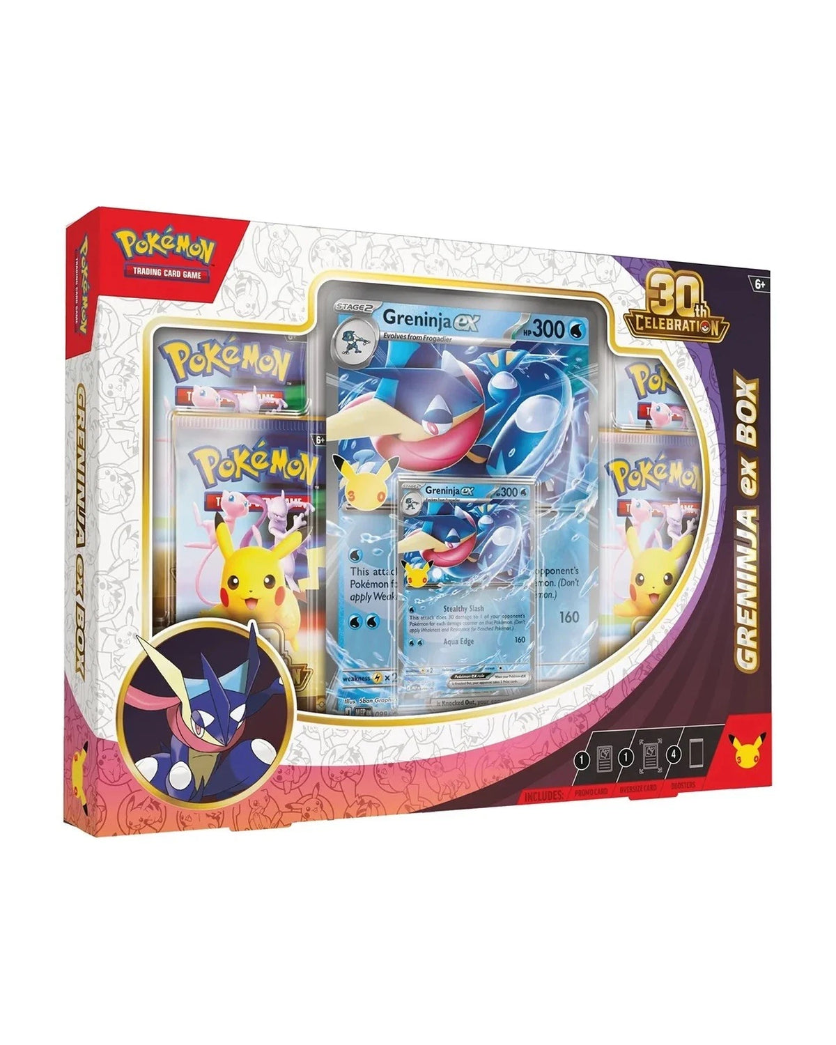 30th Anniversary Pokemon Greninja EX Box - Factory Sealed