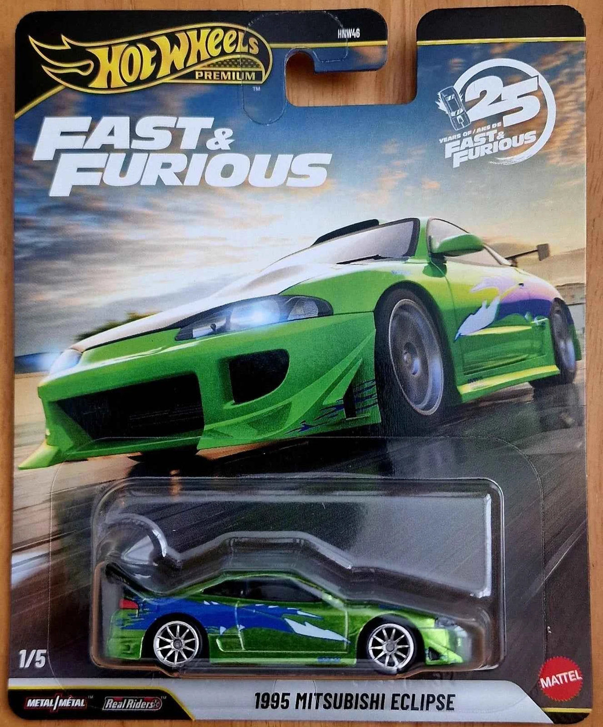 Hot Wheels Fast and Furious 1995 Mitsubishi Eclipse Chase