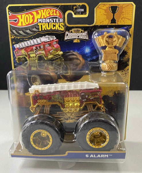 Hot Wheels Monster Trucks Trophy Champions 5 Alarm