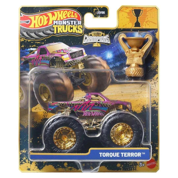 Hot Wheels Monster Trucks Trophy Champions Torque Terror