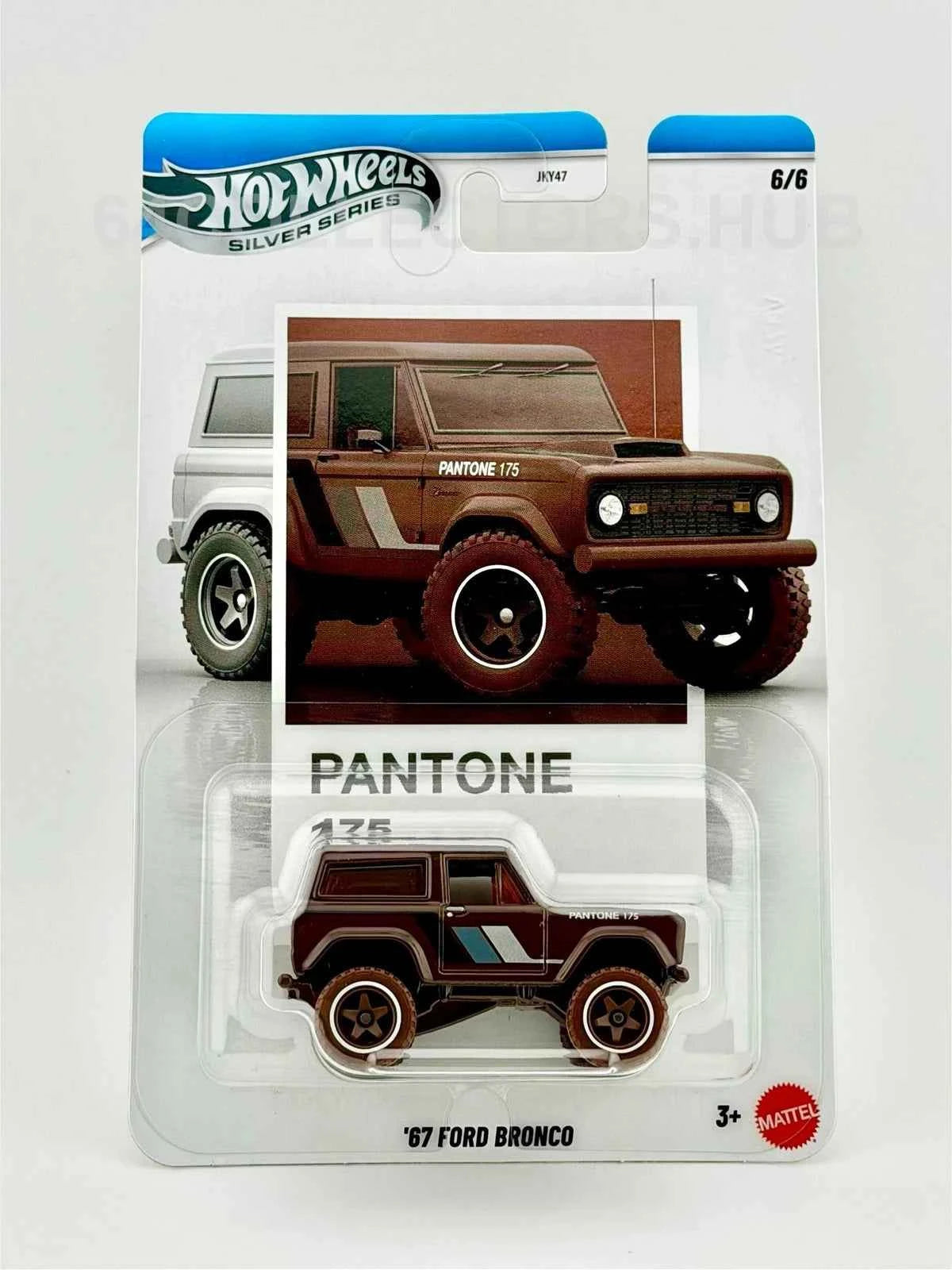 Hot Wheels Silver Series Pantone 67 Ford Bronco