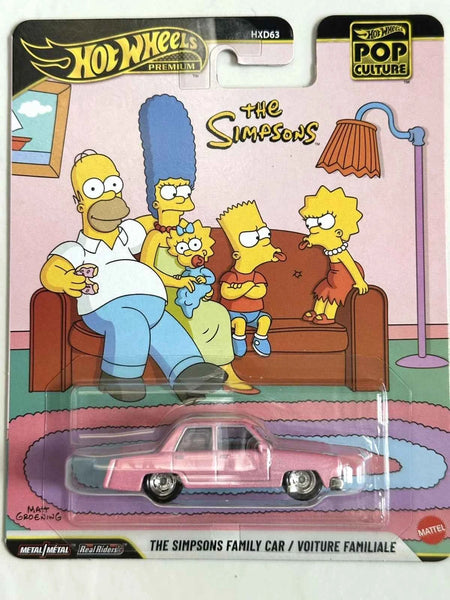 Hot Wheels Premium the Simpsons Pop Culture Family Car