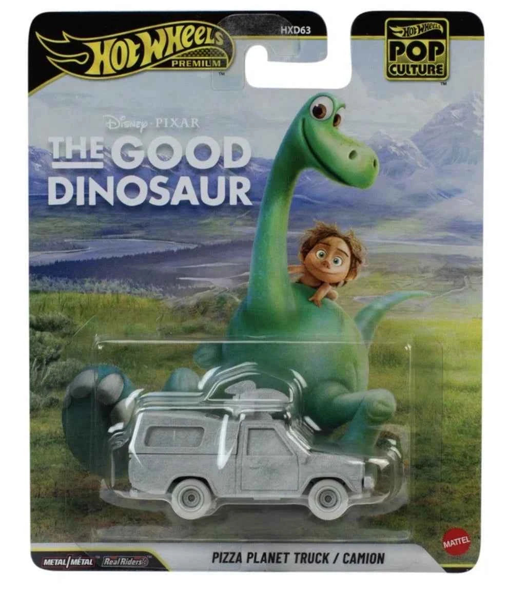 Hot Wheels Premium Pop Culture Disney Pixar The Good Dinosaur Pizza Planet truck