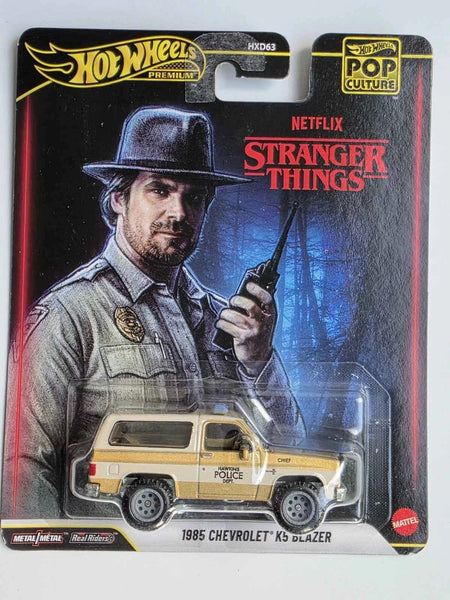 Hot Wheels Premium Pop Culture Netflix Stranger Things 1985 Chevrolet K5 Blazer