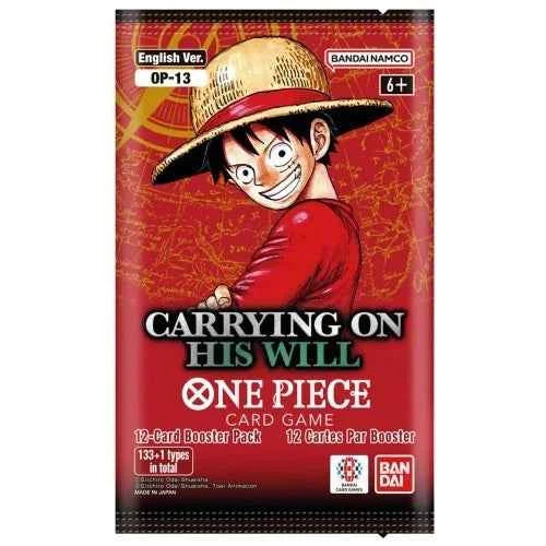 [OP13] Carrying On His Will One Piece English Booster Pack
